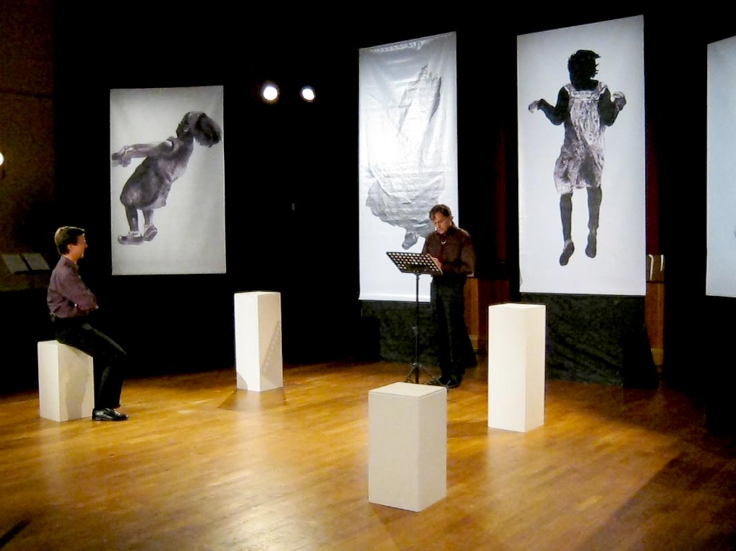 Lecture Enfance par la compagnie PMVV le grain de sable, Philippe Müller et Vincent Vernillat