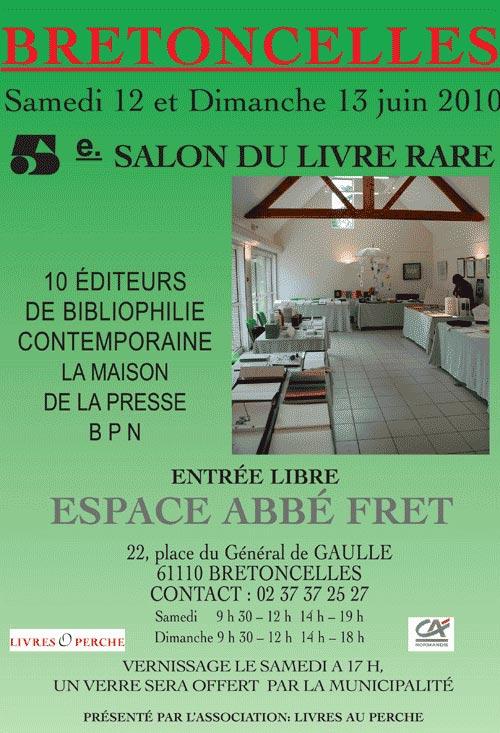 5e salon du livre rare - Bretoncelles - éditions Anakatabase